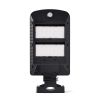 Hyper Tough 1500 Lumens Solar Powered Motion Street and Area Light Dusk to Dawn Pole Mount, Black, 120¬∞ Beam Angle