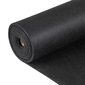 VEVOR Garden Weed Barrier Fabric, 8OZ Heavy Duty Geotextile Landscape Fabric, 4ft x 100ft Non-Woven Weed Block Gardening Mat for Ground Cover, Weed Co