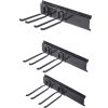 VEVOR Garage Tool Organizer, 600 lbs Max Load Capacity, Wall Mount Yard Garden Storage Rack Organization Heavy Duty with 6 Adjustable Hooks and 3 Rail