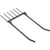 VEVOR Broad Fork Tool, 6 Tines 20 in Wide Hand Tiller Broadfork, U-Shape Garden Tool with Fiberglass Handle for Gardening and Cultivating, Aerate Clay