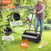 VEVOR Lawn Roller, 13 Gallon Sand/Water Filled Yard Roller, Steel Sod Roller with Easy-turn Plug and U-Shaped Ergonomic Handle for Convenient Push and