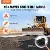 VEVOR Driveway Fabric, 15x20FT Non Woven Geotextile Fabric for Landscaping, Heavy Duty Garden Weed Barrier Fabric, 4OZ Landscape Fabric, French Drains