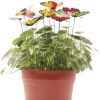 Metal Wire Butterfly Plant Stakes  Garden Decor