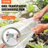 VEVOR Greenhouse Plastic Sheeting 25 x 25 ft, 6 Mil Thickness Clear Greenhouse Film, Polyethylene Film 4 Year UV Resistant, for Gardening, Farming, Ag