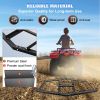 VEVOR Driveway Drag 74'' Width, Tow Behind Drag Harrow 39'' Length, 4'' Height, Driveway Tractor Harrow with 2 Adjustable Bars, Heavy Duty Steel, Driv