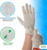 Pack of 192 Pairs Beige String Knit Cotton Work Gloves 9.5'. Cotton Polyester String Knit Safety Women Working Gloves. Elastic Knit Wrist. Safety Cott