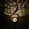 Waterproof Solar LED Lights Crackle Glass Globe Stake Light