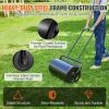 VEVOR Lawn Roller, 13 Gallon Sand/Water Filled Yard Roller, Steel Sod Roller with Easy-turn Plug and U-Shaped Ergonomic Handle for Convenient Push and