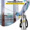 VEVOR 3Gal Stainless Steel Sprayer, Set with 20" Wand& Handle& 3FT Reinforced Hose, Hand Pump Sprayer with Pressure Gauge&Safety Valve, Adjustable Noz